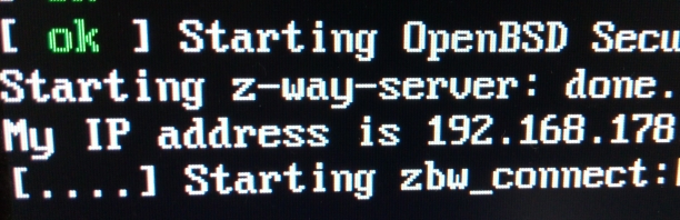 Z-Way-Server gestartet